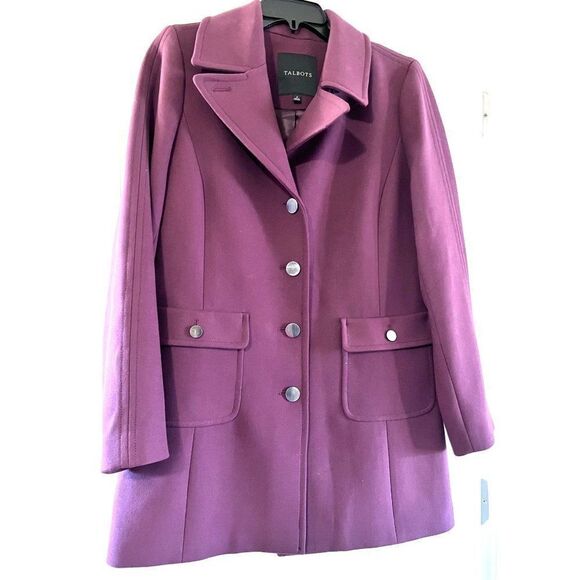 Talbots Women's Size 6 Purple Jacket (Orig. $219) - Picture 1 of 15